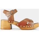 Mae Bis Clog Sandals in Leather