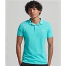 Embroidered Logo Polo Shirt in Cotton with Short Sleeves