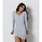 Coly Oversized Pyjama Top in Organic Cotton Mix