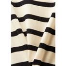 Striped Sleeveless Midi Dress in Cotton