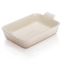 Le Creuset Deep Rectangular Dish, 32cm, Meringue