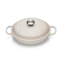 Le Creuset Shallow Casserole, 26cm, Meringue