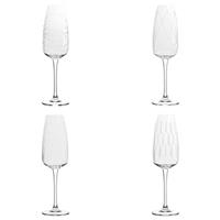 Secret De Gourmet Talia Champagne Flutes, Set of 4