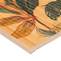 5five Tropical Bamboo Slat Bath Mat
