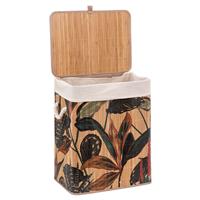 5five Tropical Bamboo Laundry Basket, 60L