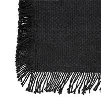 Secret De Gourmet Maha Cotton Placemat, Black