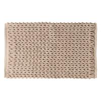 5five Chunky Knit Bath Mat, Medium, Linen Beige