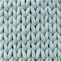 5five Chunky Knit Bath Mat, Medium, Arctic Blue