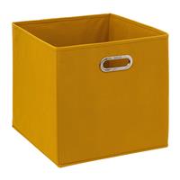 5five Fabric Storage Cube, Mustard