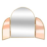 Atmosphera Vintage Brass Vanity Mirror