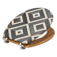 5five Canvas Toilet Seat, Black