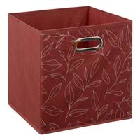5five Fabric Storage Box, Sienna Leaf