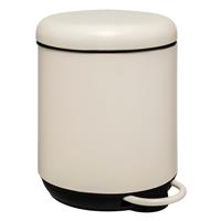 5five Soft Close Pedal Bin, 3L, Ivory