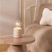 Atmosphera LED "Perry" Table Lamp, Beige