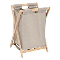 5five Foldable Laundry Basket, 50L, Beige