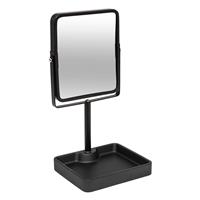 5five Tabletop Pivoting Mirror, 15x39cm, Black