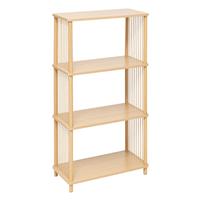 5five Kord 4 Tier Shelving Unit, Beige