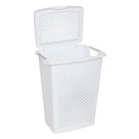 5five Laundry Hamper, 55L, White