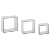 5five Fixy Cube Wall Shelves, Set of 3, White