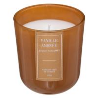 Atmosphera Sili Amber & Vanilla Scented Glass Candle