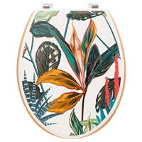 5five Tropical Wooden Toilet Seat