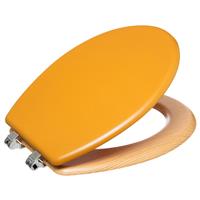 5five Modern Soft Close Toilet Seat, Ochre