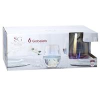 Secret De Gourmet Fantasy Short Tumblers, Set of 6, Multicolour