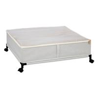 5five Under-Bed Storage Box with Wheels, Beige