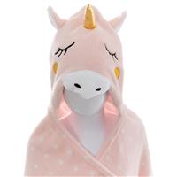 Atmosphera Kids Unicorn Hooded Blanket, Pink