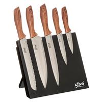 5five 5 Knives & Magnetic Stand Set,