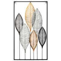 Atmosphera Floglia Leaf Wall Art, 37x90cm