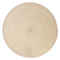 Secret De Gourmet Round Braid Placemat, Beige