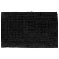 5five Kohl Chenille Bath Mat, Black