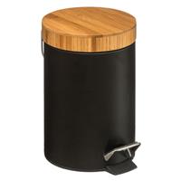 5five Natureo Bathroom Bin, 3L, Black
