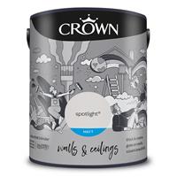 Crown Matt Emulsion Paint, 5L, Spotlight