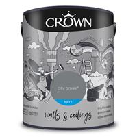 Crown Matt Emulsion Paint, 5L, City Break