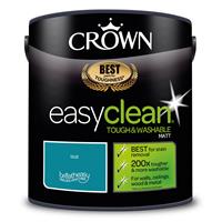 Crown Easyclean Matt Emulsion Paint, 2.5L, Teal