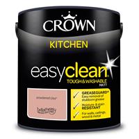 Crown Easyclean Kitchen Matt Emulsion, 2.5L, Powdered Clay