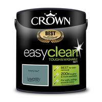 Crown Easyclean Matt Emulsion Paint, 2.5L, Botany Bay