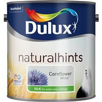 Dulux Silk Emulsion Paint, 2.5L, Cornflower White