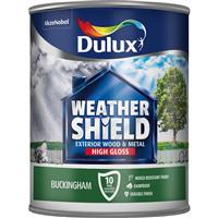 Weathershield Exterior High Gloss Paint, 750ml, Buckingham