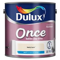 Dulux Matt Emulsion Paint, 2.5L, Ivory