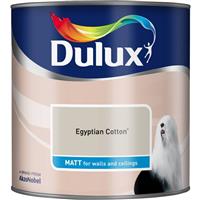 Dulux Matt Emulsion Paint, 2.5L, Egyptian Cotton