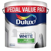 Dulux Magic Silk Emulsion Paint, 5L, Pure Brilliant White