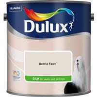 Dulux Silk Emulsion Paint, 2.5L, Gentle Fawn