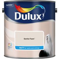 Dulux Matt Emulsion Paint, 2.5L, Gentle Fawn