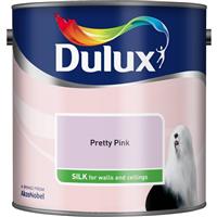 Dulux Silk Emulsion Paint, 2.5L, Pretty Pink