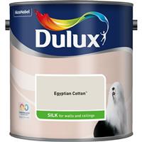Dulux Silk Emulsion Paint, 5L, Egyptian Cotton