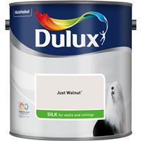 Dulux Neutral Silk Emulsion Paint, 5L, Just Walnut