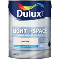 Dulux Light & Space Matt Emulsion Paint, 5L, Desert Wind